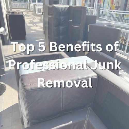 top 5 benefits of professional junk removal